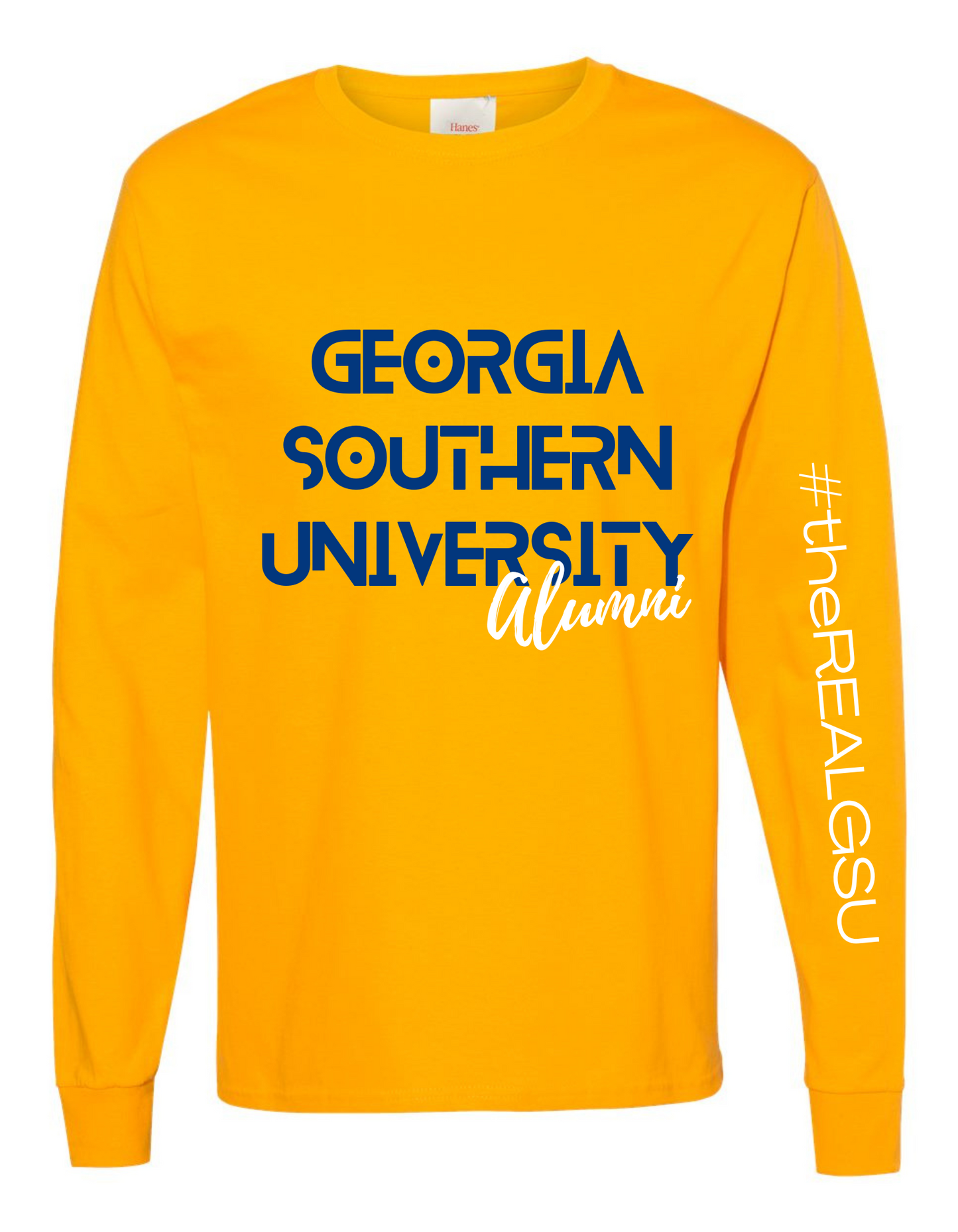 Georgia Southern Alumni Long Sleeve Tee - Gold