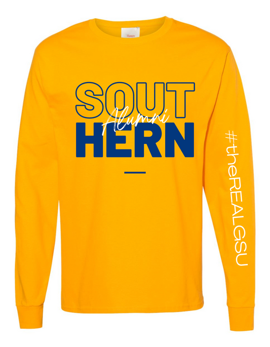 Southern Alumni Long Sleeve Tee - Gold